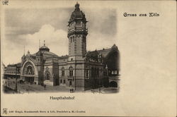 Hauptbahnhof-Cologne Central Station Postcard