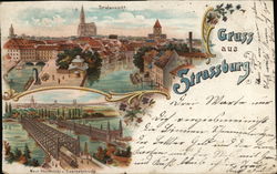 Gruss aus Strassburg Postcard