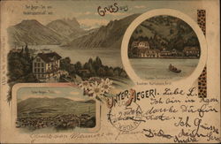 Gruss aus Unter Aegeri Postcard