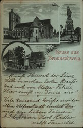 Gruss aus Braunsehweig Germany Postcard Postcard Postcard