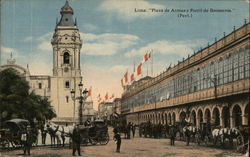 Lima: Plaza de Armas y Portal de Botoneros Postcard