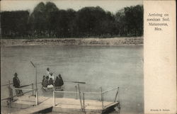 Arriving on Mexican Soil by Boat Postcard