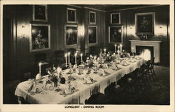 Longleat - Dining Room Warminster, England Wiltshire Postcard Postcard Postcard