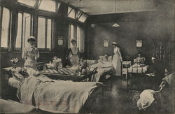 Corner of the Womens ward, Royal Ear Hospital Postcard