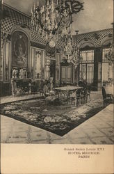 Grand Salon Louis XVI, Hotel Meurice Paris, France Postcard Postcard Postcard