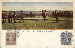 People in Uniform Postcard