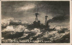 H.M.S. Temeraire "Imagale" Steamers Postcard Postcard Postcard