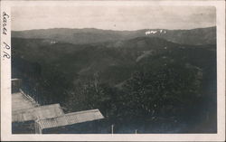 View of Landscape Lares, Puerto Rico Postcard Postcard Postcard