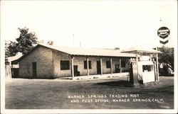 Warner Springs Trading Post and Post Office Postcard