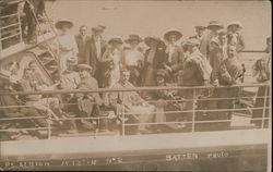 P.S. Albion Passengers Postcard