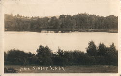 Across Sunset Lake Hunlock, PA Postcard Postcard Postcard