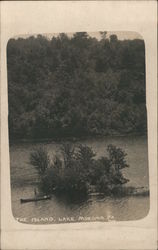 The Island, Lake Mokoma Postcard