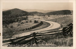 Vista at Rocky Knob, Blue Ridge Parkway Floyd, VA Postcard Postcard Postcard