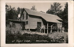 At Cedar Lake Messines, QC Canada Quebec Postcard Postcard Postcard