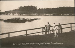 Seventh Tee, Pebble Beach Postcard