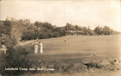 Lakefield Camp from Golf Course Postcard