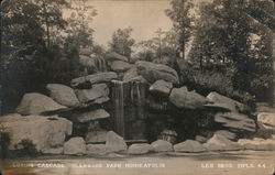 Loring Cascade in Glenwood Park Postcard