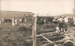 St. Paul Train Wreck Disasters Postcard Postcard Postcard