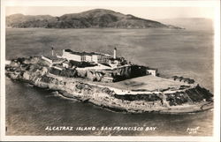 Alcatraz Island, San Francisco Bay California Postcard Postcard Postcard