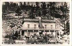 Built by Washoe Seeres of Virginia City Fame Nevada Postcard Postcard Postcard