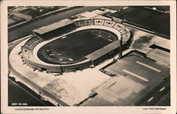 Amsterdam Stadion The Netherlands K. L. M. Foto Postcard Postcard Postcard