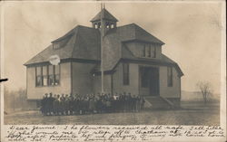 Chatham Center Schoolhouse Building New York Postcard Postcard Postcard