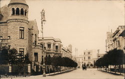 Large Homes on Street Juarez, Mexico Postcard Postcard Postcard