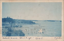 View of Beach Cotuit, MA Postcard Postcard Postcard