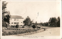 Residential Section Mc Adam, NB Canada New Brunswick Postcard Postcard Postcard