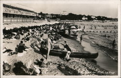 People on the Beach, La Plage Postcard