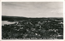 View Showing Watts Bar Lake and Steam Plant Kingston, TN Postcard Postcard Postcard