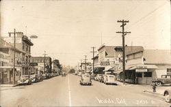 Main Street Through Town Willits, CA Postcard Postcard Postcard