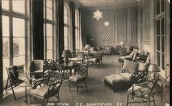 Sun Room, C.S. Sanatorium San Francisco, CA Postcard Postcard Postcard