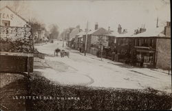 Potters Bar in Winter England Postcard Postcard Postcard