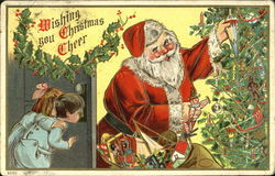 Santa Presents Santa Claus Postcard Postcard