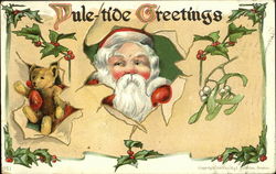 Santa Yuletide Santa Claus Postcard Postcard