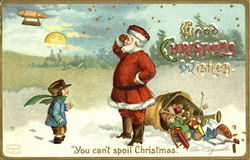 Good Christmas Wishes Postcard