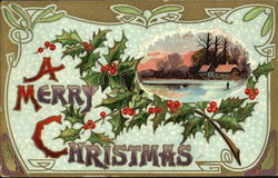 A Merry Christmas Postcard