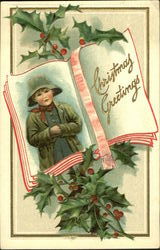 Christmas Greetings Postcard