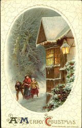 A Merry Christmas Postcard Postcard