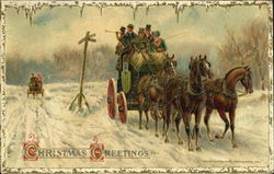 Christmas Greetings Postcard