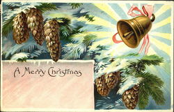 A Merry Christmas Postcard Postcard