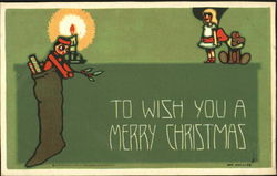 To Wish You A Merry Christmas Postcard