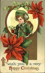 To Wish You Happy Christmas Children Postcard Postcard