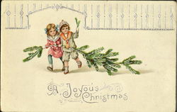 A Joyous Christmas Postcard