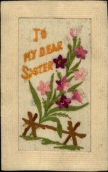 To My Dear Sister Postcard