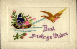 Best Greetings Wishes Postcard