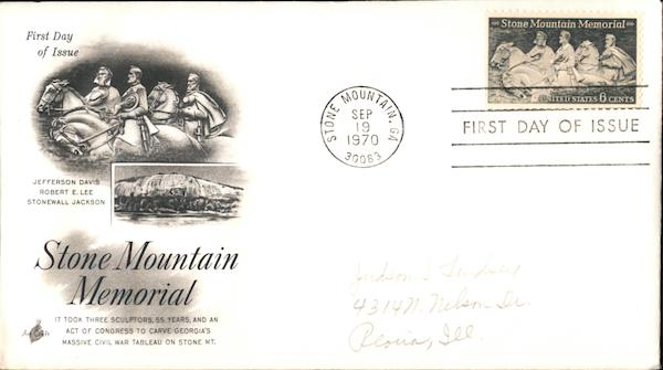 Stone Mountain Memorial First Day Covers First Day Cover