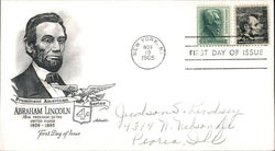 Abraham Lincoln - Prominent American Series First Day Cover