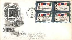 Official SIPEX First Day Cover 1966 Block of Stamps First Day Cover